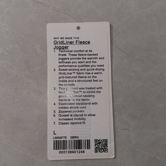 Lululemon Gridliner fleece jogger - Picture 4 of 4